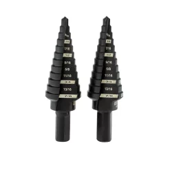 Drill Bits Milwaukee 3/16 In. – 7/8 In. X 1/16 In. #4 Step Drill Bit (2 Pack)