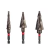 Drill Bits Milwaukee SHOCKWAVE Impact Duty Titanium Step Bit Kit (3-Piece) -Hot Sale Drill Bits Store milwaukee step drill bits 48 89 9256 64 1000