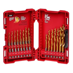 Drill Bits Milwaukee Titanium SHOCKWAVE Impact Duty Step Bit Kit With Titanium Drill Bit Set (26-Piece) -Hot Sale Drill Bits Store milwaukee step drill bits 48 89 9257 48 89 4631 1f 1000