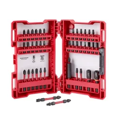 Drill Bits Milwaukee SHOCKWAVE Titanium Impact Duty Drill Bit Set (15-Piece) With SHOCKWAVE Impact Duty Driver Bit Set (40-Piece) -Hot Sale Drill Bits Store milwaukee twist drill bits 48 89 4630 48 32 4022 a0 1000