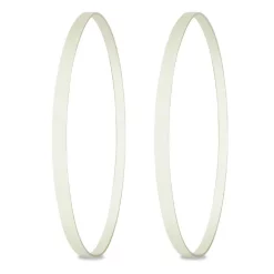 Saw Accessories POWERTEC Heavy-Duty Urethane Tires For Bandsaw, 9 In. Dia X 1/2 In. Wide (2-Pack)