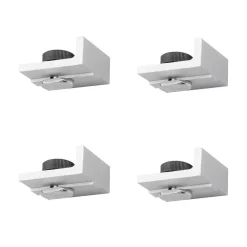 Saw Tracks POWERTEC Universal Stop Kit For T-Track System With Parallel Perpendicular Stops (4-Pack)