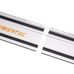 Saw Tracks POWERTEC 55 In. Track Saw Guide Rail With Connector For Makita Or Festool Track Saw (2-Pack) -Hot Sale Drill Bits Store powertec saw tracks 71387 4f 1000