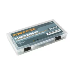Saw Tracks POWERTEC T-Track Knob Kit With 7 Star 1/4 In.-20 Threaded Knobs, Bolts And Washers For Woodworking Jigs And Fixtures (Set Of 10) 7 Saw Tracks POWERTEC T-Track Knob Kit With 7 Star 1/4 In.-20 Threaded Knobs, Bolts And Washers For Woodworking Jigs And Fixtures (Set Of 10) -Hot Sale Drill Bits Store powertec saw tracks 71481 4f 1000