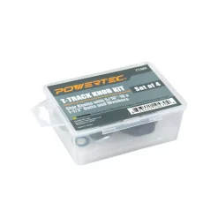 Saw Tracks POWERTEC T-Track Knob Kit With 7 Star 5/16 In.-18 Threaded Knob, Bolts And Washers For Woodworking Jigs And Fixtures (Set Of 4) -Hot Sale Drill Bits Store powertec saw tracks 71483 4f 1000