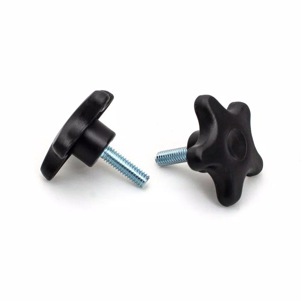 Saw Tracks POWERTEC 1/4 In.-20, 5-Star Stud Knob (5-Pack) 5 Saw Tracks POWERTEC 1/4 In.-20, 5-Star Stud Knob (5-Pack) - Image 3