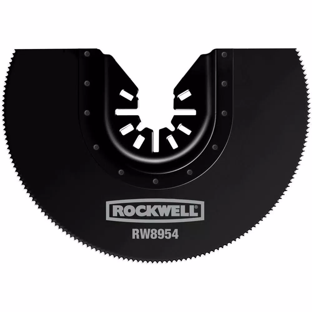 Oscillating Tool Attachments Rockwell 4 In. Extended Life Semicircle Saw Blade 3 Oscillating Tool Attachments Rockwell 4 In. Extended Life Semicircle Saw Blade