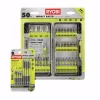 Drill Bits RYOBI Impact Rated Driving Kit (50-Piece) With BONUS (8-Piece) Impact Rated Driving Kit