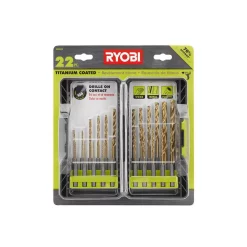 Drill Bits RYOBI Titanium Drill Bit Kit (22-Piece) With BONUS 25FT Tape Measure -Hot Sale Drill Bits Store ryobi drill bit sets ar2042 rtm25 a0 1000