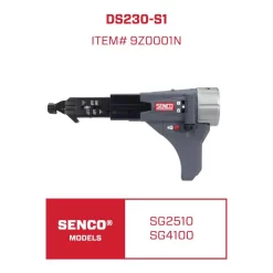 Drill Attachments Senco DS230-S1 2 In. Auto-Feed Screwdriver Attachment 11 Drill Attachments Senco DS230-S1 2 In. Auto-Feed Screwdriver Attachment -Hot Sale Drill Bits Store senco drill attachments 9z0001n 1f 1000