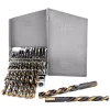 Drill Bits Stark ELITE High Speed Steel Drill Bit Set With Case (29-Piece) -Hot Sale Drill Bits Store stark twist drill bits 30000 64 1000