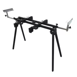 Tool Stands Steel Core 96 In. Folding Miter Saw Work Stand With Quick Mounts